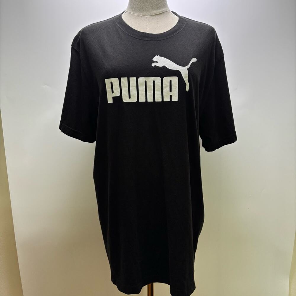 PUMA Men's Black Short Sleeve T-Shirt Size XL